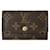 Louis Vuitton Monogram Key Case Brown Patent leather Cloth  ref.1482816