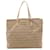 Fendi Zucchino Tote Bag Beige Leather Cloth  ref.1483044