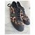 Sneakers Dolce & Gabbana in pelle nero leopardato - vista 2