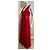 Jenny Packham Abito da sera in chiffon e satin "Lilly" in rosso ciliegia - vista 3