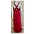 Jenny Packham Abito da sera in chiffon e satin "Lilly" in rosso ciliegia - vista 4