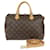 Louis Vuitton Speedy 30 Bandouliere Handbag Brown Leather Patent leather  ref.1483123