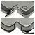 Fendi Leder Mini Umhängetasche metallic grau - Ansicht 3