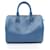 Bolsa de couro Louis Vuitton Speedy 25 M43015 em muito bom estado Azul  ref.1484347