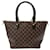 Sac à main Louis Vuitton Damier Saleya PM Toile Marron Damier ebène  ref.1485062