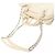 Borsa da bowling Chanel Deauville Bianco sporco - vista 3
