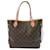 Louis Vuitton Monogram Neverfull MM Tote Bag Braun Lackleder  ref.1485346