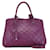 Bolsa Louis Vuitton Monogram Empreinte Montaigne MM Roxo Couro  ref.1485373