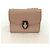 Autre Marque Billetera Mini Serpenti Forever de Cuero Rosa Bvlgari
