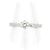Autre Marque Royal Asscher Diamantring 0,28CT E VVS2 PT900 Platin