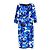 Vestido de estampado floral azul de la colección Michael Kors