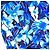 Vestido de estampado floral azul de la colección Michael Kors - vista 2