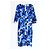 Vestido de estampado floral azul de la colección Michael Kors - vista 3