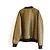 Giacca bomber trapuntata dorata Topshop - vista 4
