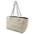 Borsa Tote Chanel Matelassé Coco Mark Bianco - vista 3