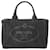 Prada Canapa Tote Handbag Black Cloth  ref.1485769