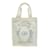 Sac fourre-tout en toile blanche Chanel  ref.1485869