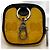 Charm per borsa Gucci Nero e Giallo in Pelle e Nylon - vista 3