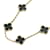 Collier Van Cleef & Arpels Alhambra K18YG Onyx 20P Or jaune Noir Doré  ref.1486092