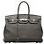 Hermès Birkin 35 Handtasche aus grauem Togo-Leder Braun
