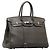 Hermès Birkin 35 Handtasche aus grauem Togo-Leder Braun - Ansicht 2