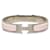 Hermès Hermes Click-Clack H PM Bangle in Silver Pink Silvery Metal  ref.1486171