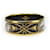 Hermès Brazalete de esmalte cloisonné Hermes Negro Multicolor Dorado  - vista 2