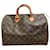 Louis Vuitton Monogram Speedy 35 Handbag Patent leather  ref.1486220