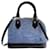 Louis Vuitton Epi Alma BB Handbag Black Blue Leather  ref.1486314