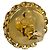 Orecchini a clip con motivo a catena Coco Mark di Chanel D'oro - vista 3