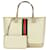 Gucci Ophidia Large Tote Bag White Beige Leather Cloth  ref.1486412