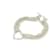 Tiffany & Co Pulseira com fecho em coração Tiffany Prata Prata  ref.1486456