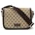 Borsa a Spalla Gucci GG Canvas Marrone scuro Pelle Tela  ref.1486701