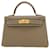 Hermès Hermes Kelly Do 2 Handbag in Etoupe Gray Taupe Leather  ref.1486727