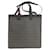 Salvatore Ferragamo Gancini Motif Tote Bag Black Leather Plastic  ref.1486766