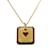 Hermès Collier Hermes As de Coeur PM Cœur Swift Cuir Or Z estampé Doré  - vue 1
