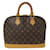 Bolsa de mão Alma Monogram Louis Vuitton Marrom Couro envernizado Lona  ref.1486887