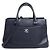 Borsa a spalla 2 vie Chanel Neo Executive Tote Blu navy