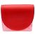 Billetera Bifold de Nappa Bottega Veneta Rosa Roja