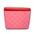 Billetera Bifold de Nappa Bottega Veneta Rosa Roja - vista 2
