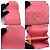 Billetera Bifold de Nappa Bottega Veneta Rosa Roja - vista 6