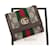 Portefeuille compact tri-fold Gucci Ophidia Sherry Line Toile Marron Rouge Beige Vert Marron foncé  ref.1486918