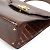 Céline Borsa a mano quadrata Celine in pelle marrone - vista 4