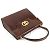 Céline Borsa a mano quadrata Celine in pelle marrone - vista 7