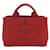 Tote Sac à main en toile rouge Prada  ref.1487091