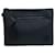 Louis Vuitton Aerogram Pochette Clutch Bag Black Leather  ref.1487147