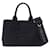 Prada Black Canvas Tote Handbag Cloth  ref.1487200