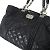 Borsa Tote Chanel Boy in suede nero - vista 11