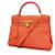 Hermès Sac à main Hermes Kelly 32 en rouge orange Cuir  ref.1487320