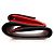 Loewe rotes Leder Dreifach-Wallet - Ansicht 4